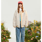 Unisex Jacket Reversible Jacket Plaid Coat